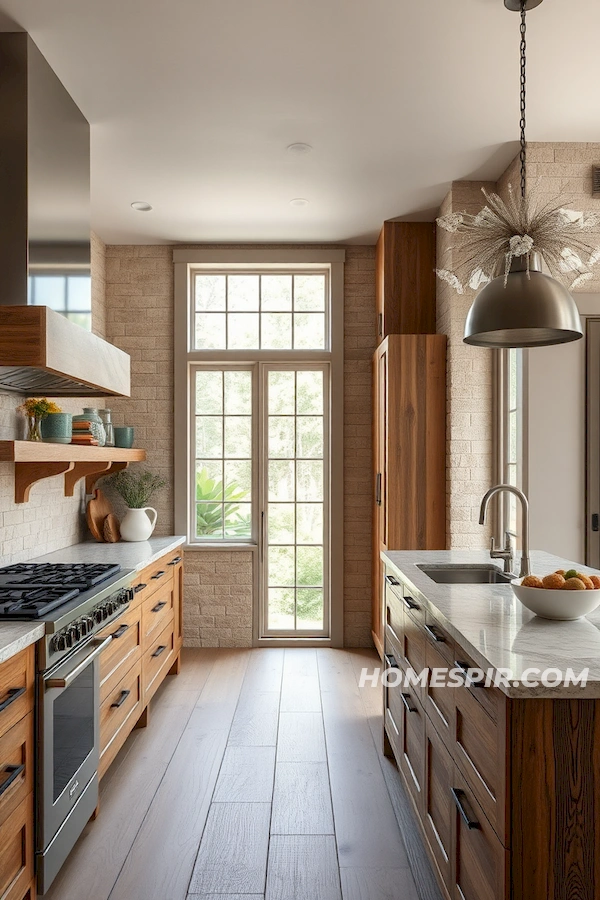 Earthy and Luxurious Kitchen Materials