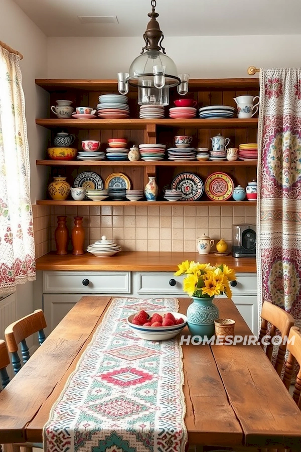 Eclectic Kitchen Displaying Cultural Mix