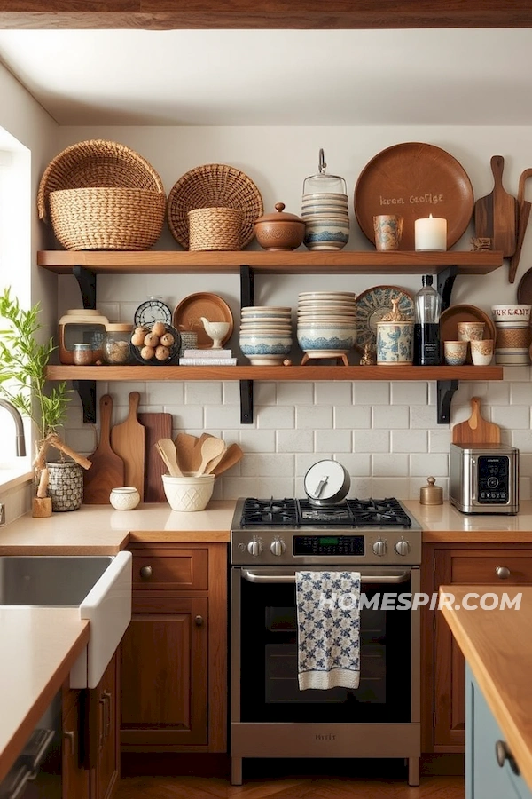 Eclectic Kitchen with Artisan Influence