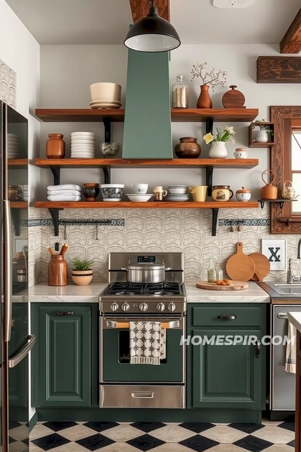 Eclectic Style Fusion in Vintage Kitchen Design