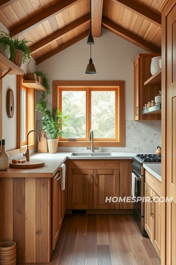 Eco-Friendly Tiny Kitchen Design