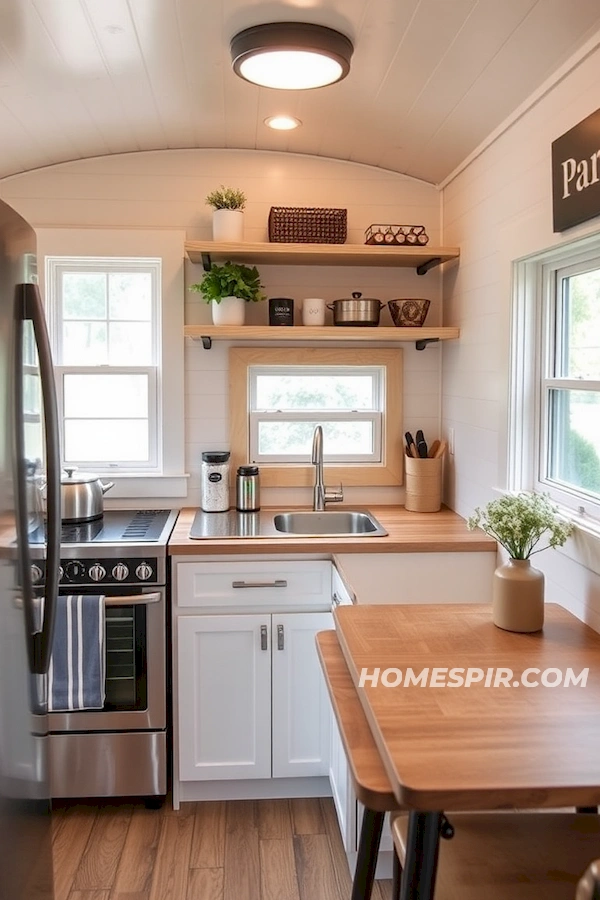 Efficient Space Utilization in Tiny Kitchens