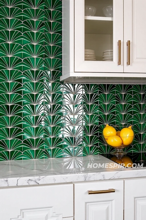 Elegant Art Deco Tile Design