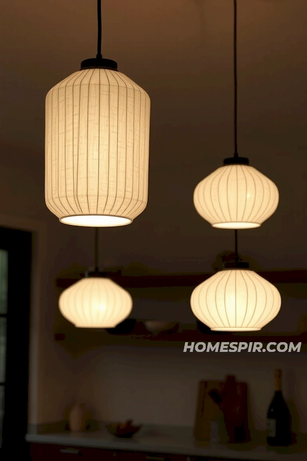 Elegant Japanese Style Pendant Lights