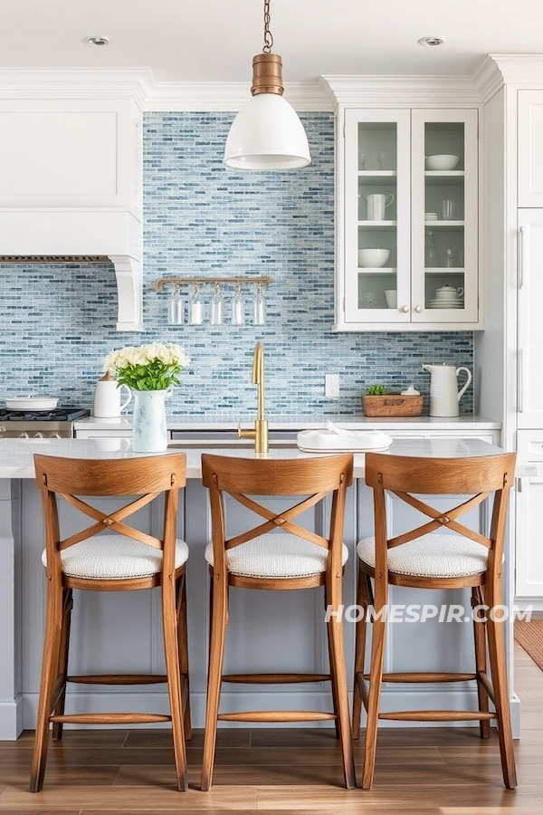 Elegant Mosaic Tile Backsplash