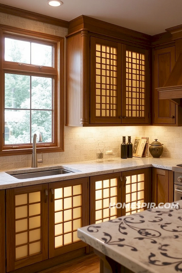 Elegant Shoji Inspired Cabinetry