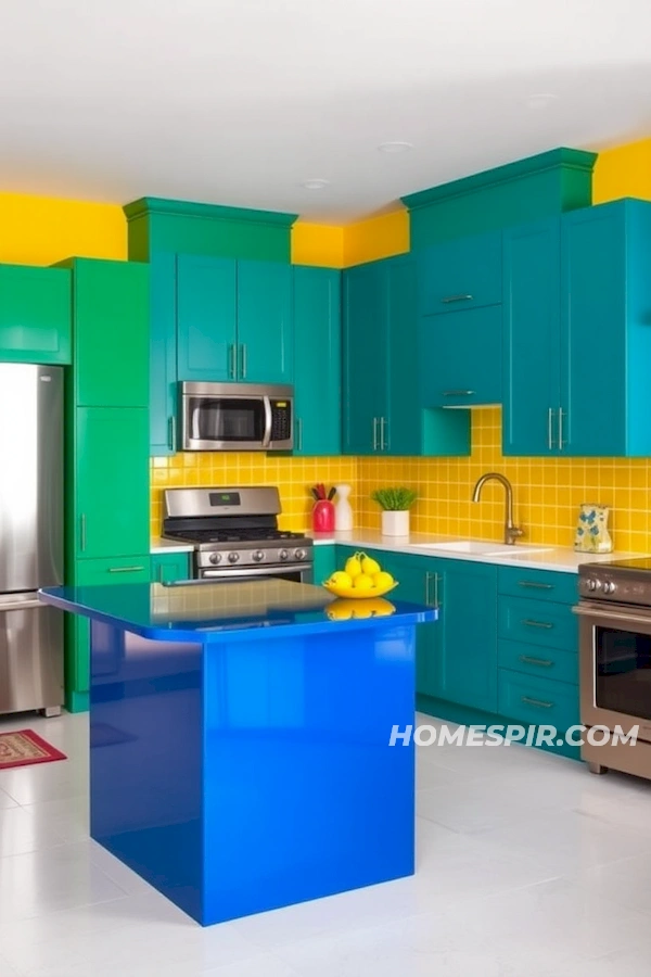 Emerald Green Cabinets for Modern Appeal