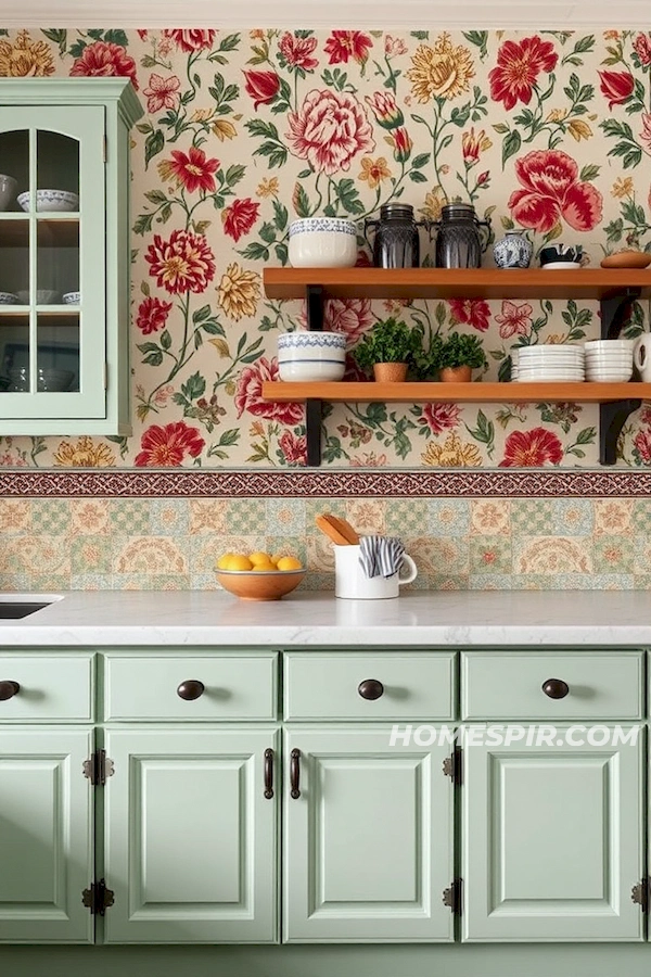 Eye Catching Vintage Kitchen Decor