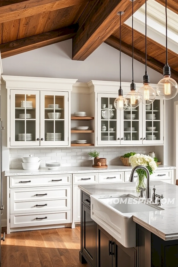 Farmhouse Kitchen with Modern Elements