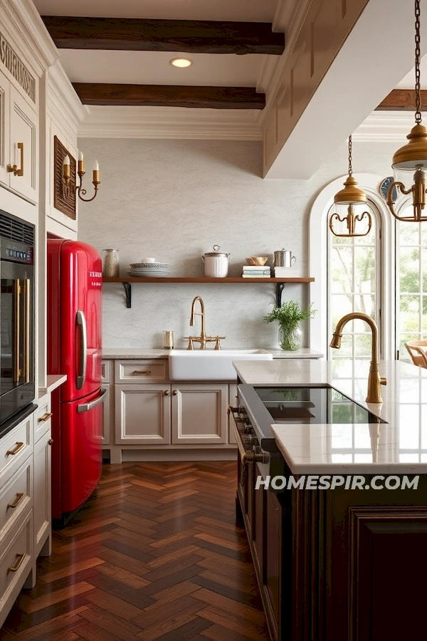 Farmhouse Sink with Induction Appliances