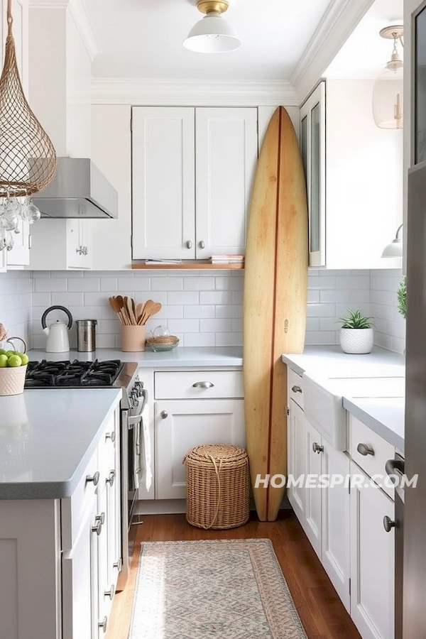 Fishnet Accents in Cozy Kitchen Corner