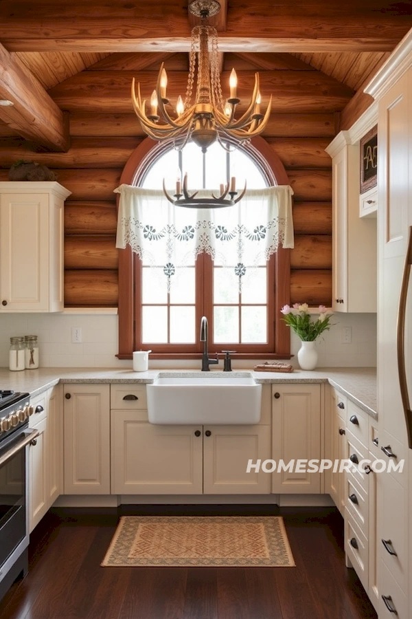 French Farmhouse Sink in Rustic Elegance