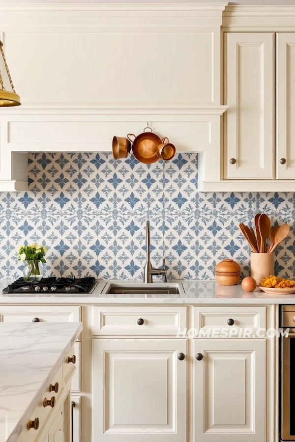 French Kitchen with Copper Accents