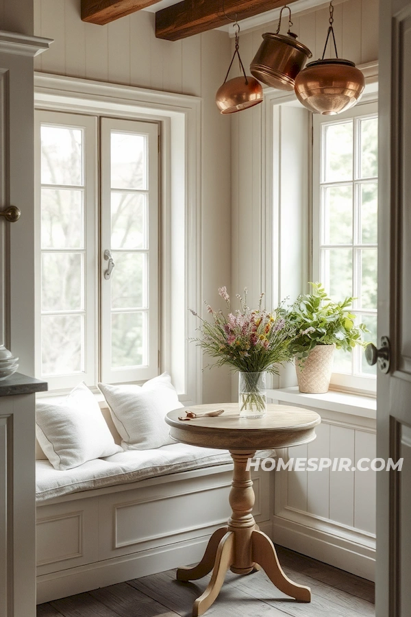 French Kitchen with Wildflower Decor