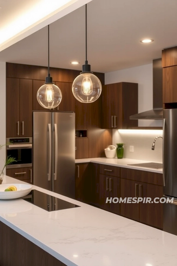 Functional Lighting in Contemporary Kitchen