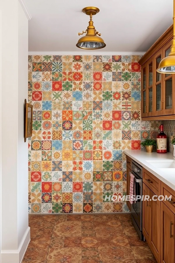 Geometric Floral Tile Designs