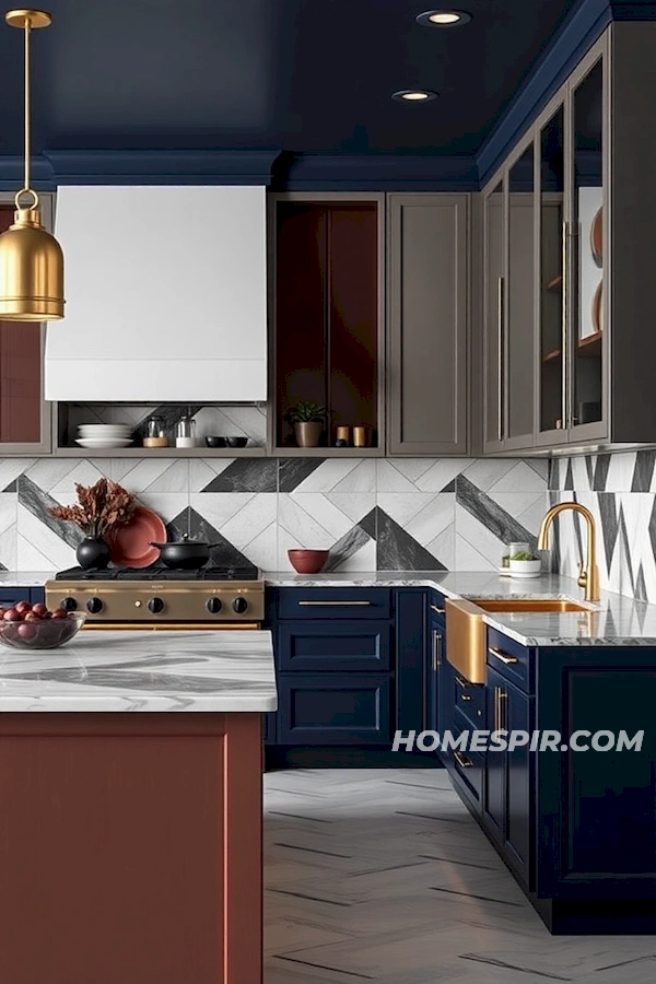 Geometric Patterns in Luxury Kitchen Design