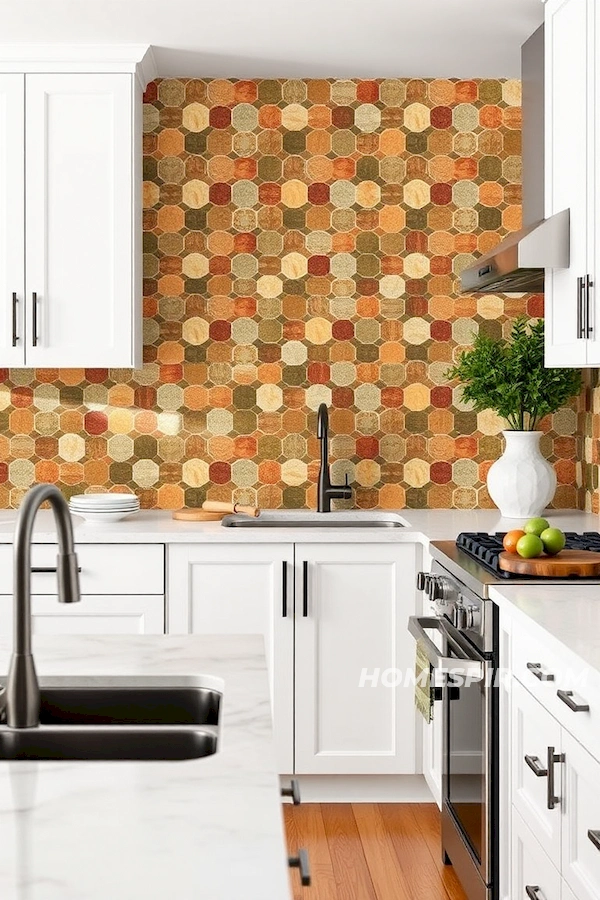 Geometric Tiles in Vibrant Farmhouse Style