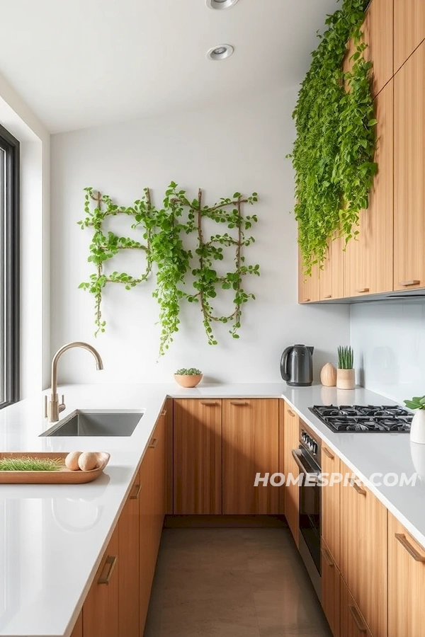 Green Walls and Sustainability in Modern Kitchen