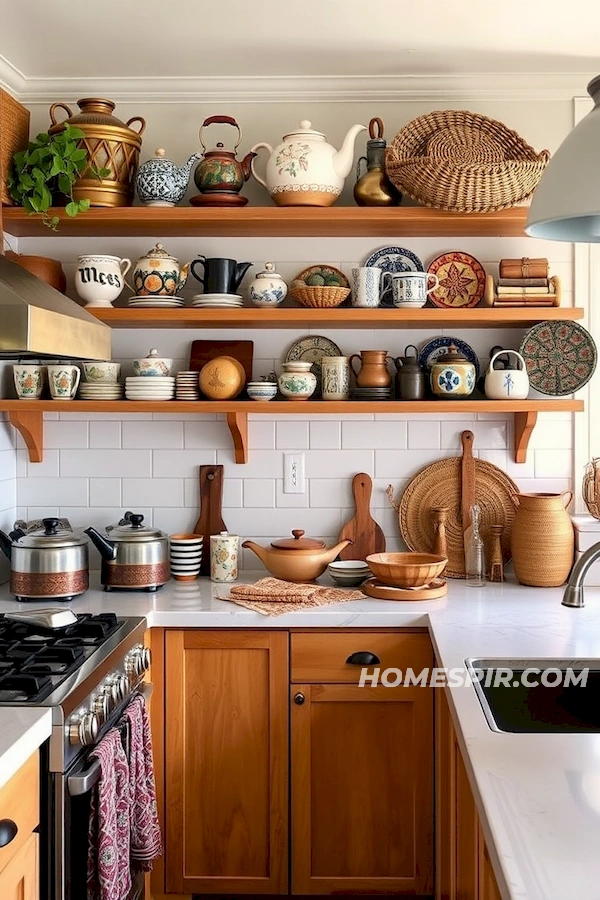 Hand-Painted Ceramics Elevate Kitchen Vibe