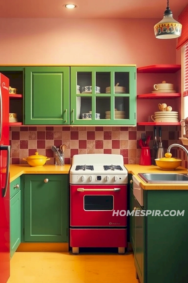 Harmonious Vintage Kitchen Hues Inspiration