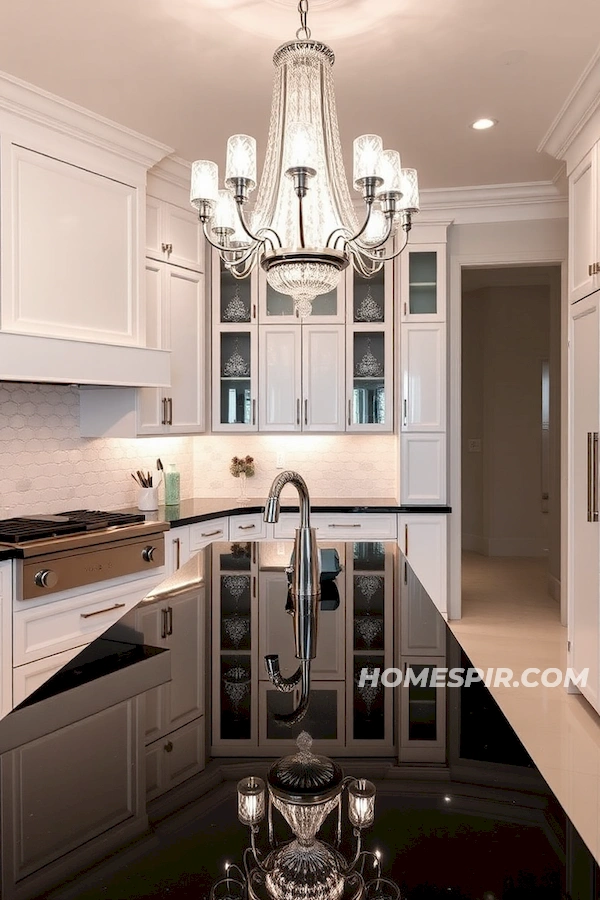 High Gloss Countertops in Luxurious Setting