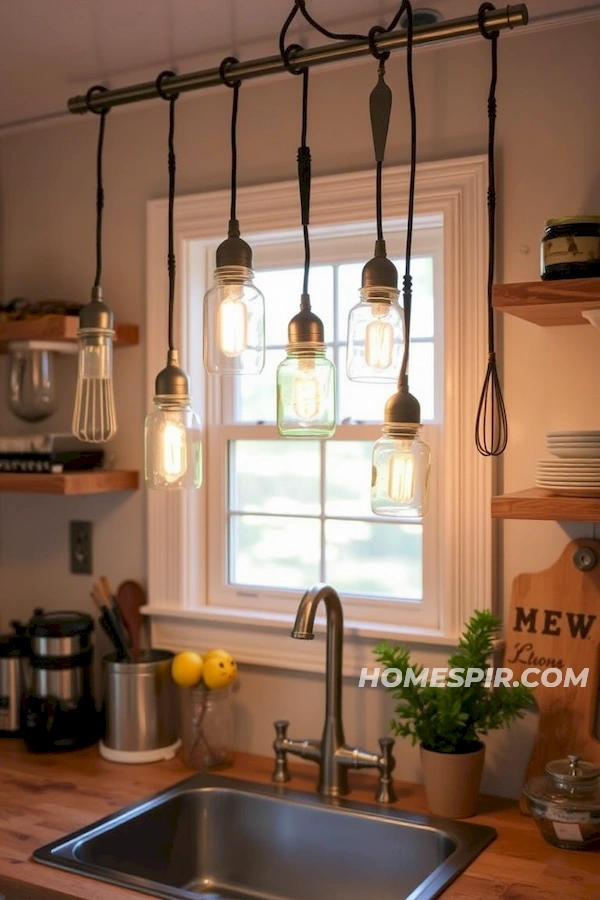 Illuminate Tiny Kitchen with Creativity