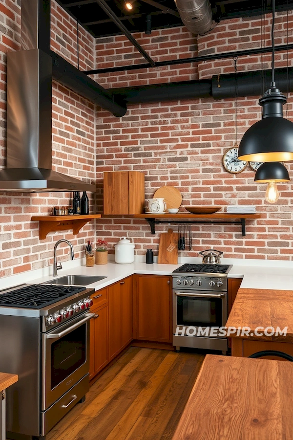 Industrial Chic in Studio Kitchen Design