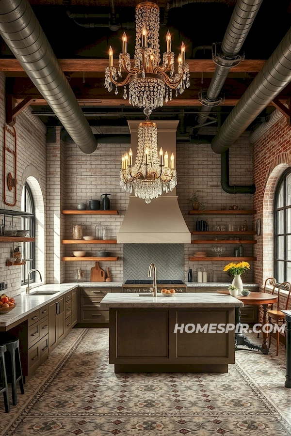 Industrial Elements in Eclectic Design