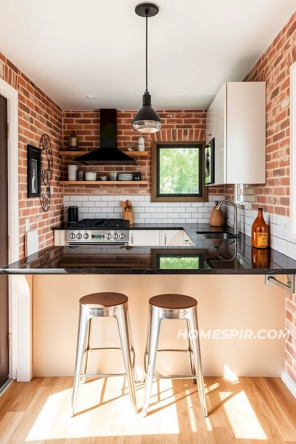 Industrial Style in Tiny House Kitchens