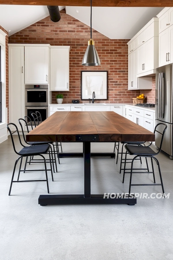 Industrial Style with Modern Kitchen Elegance