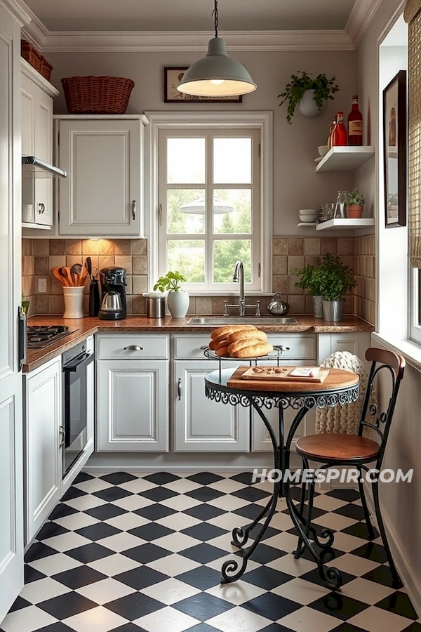 Intimate Bistro Vibe in French Kitchen Design