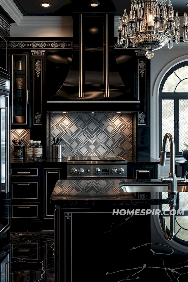 Intricate Art Deco Kitchen Patterns