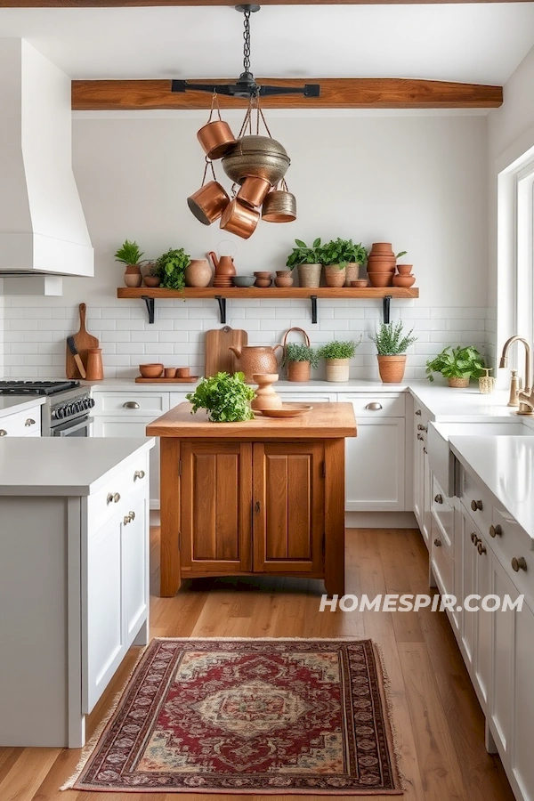 Inviting Farmhouse with Oak and Modern Countertops