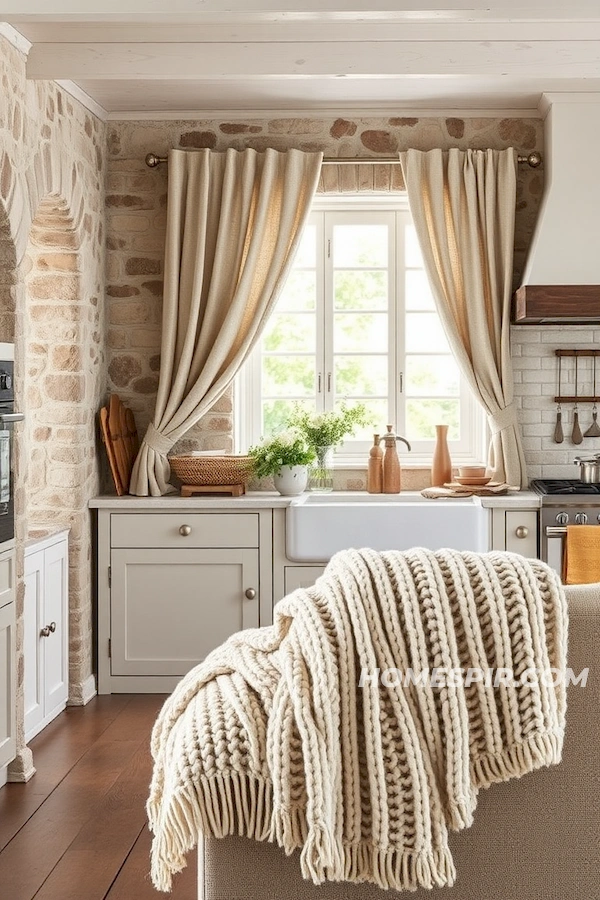 Inviting Kitchen with Textured Layers