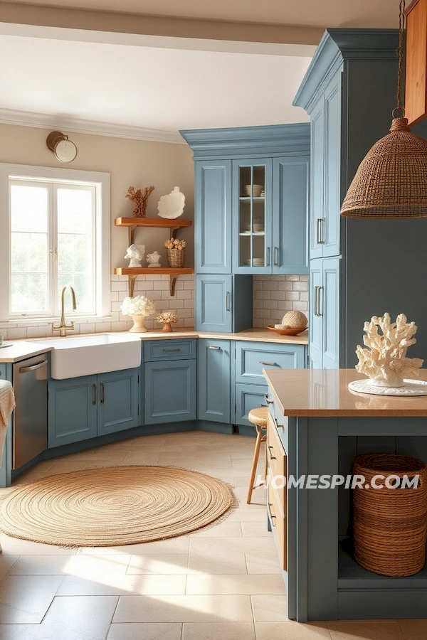 Land and Sea Coastal Kitchen Design