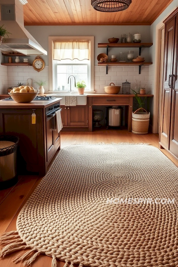 Layered Rugs for a Warm and Rustic Look