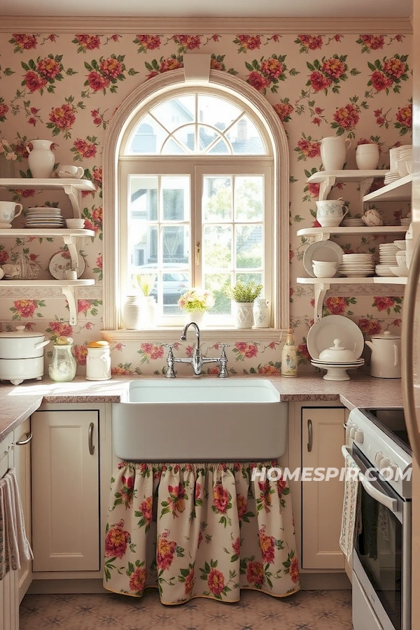 Lively Vintage Kitchen with Whimsical Details