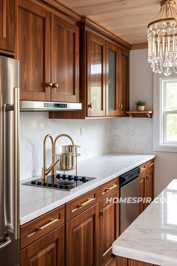 Luxurious Tiny Kitchen Retreat