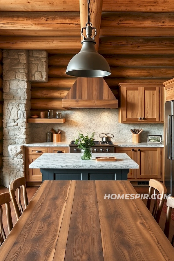 Metal and Wood in Kitchen Harmony