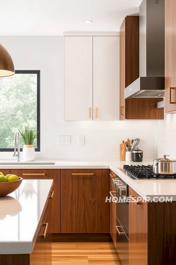 Minimalist Kitchen with Sleek Lines and Elegance