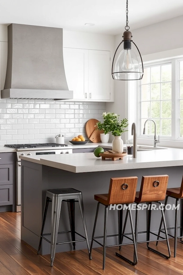 Mixed Materials in Modern Farmhouse Style