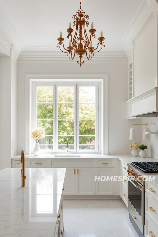 Modern Chic French Kitchen with Sleek Design