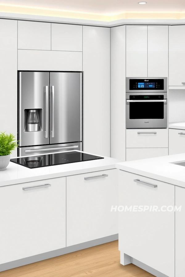 Modern High-Tech Appliances in Elegant Kitchens