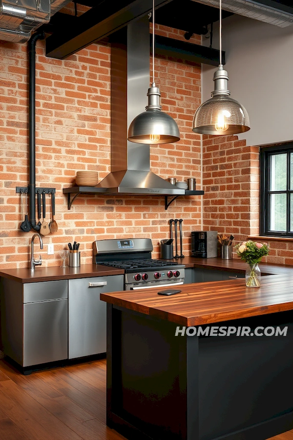 Modern Industrial Studio Kitchen Look