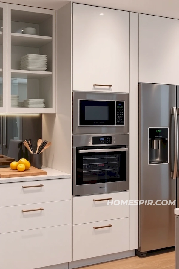 Modern Kitchen Aesthetic with Smart Technology