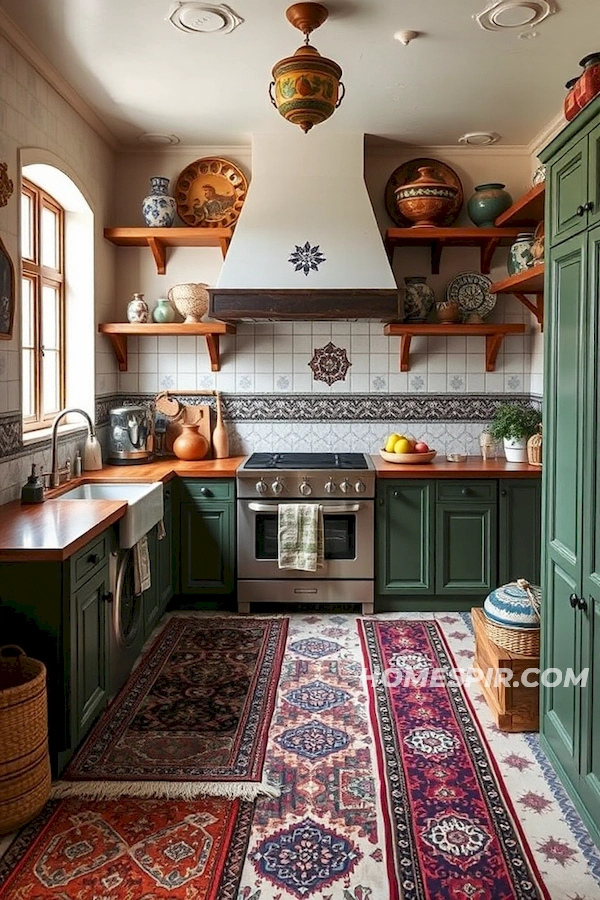 Moroccan Rugs in Kitchen Style