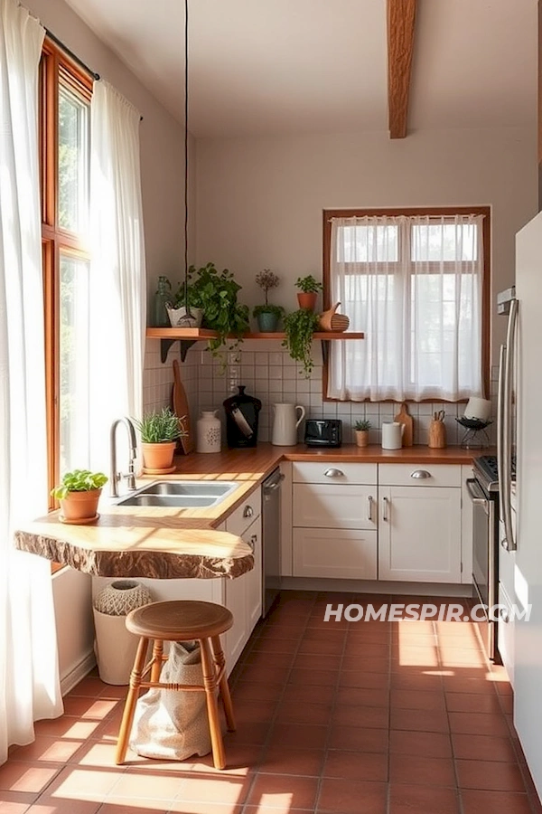 Natural Elements in Mid-Century Kitchen Design