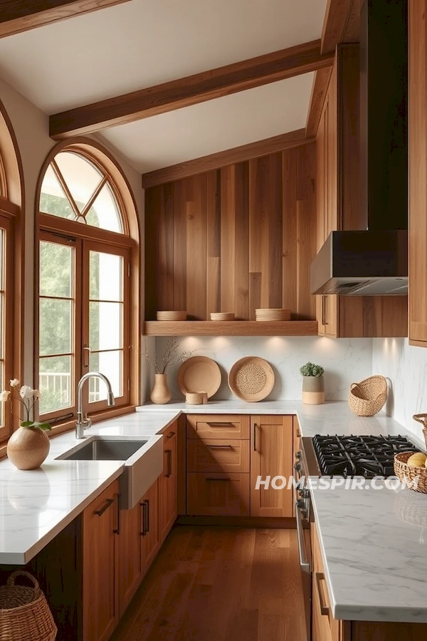 Natural Light Arched Kitchen