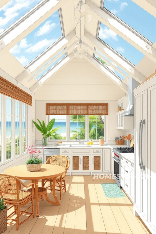 Natural Light in Surf House Kitchen Design